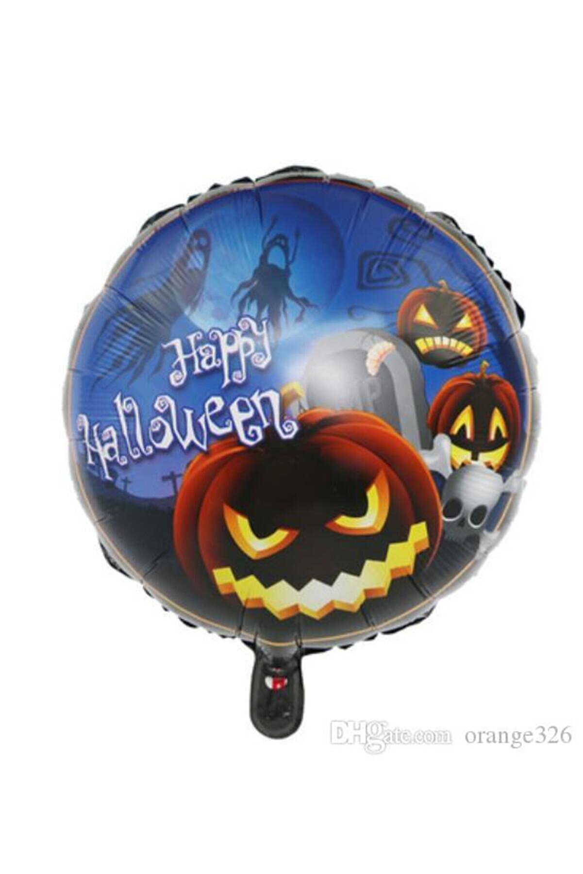 Ethab Ti̇caret Happy Halloween Balkabağı Folyo Balon 18 İn&ccedil;