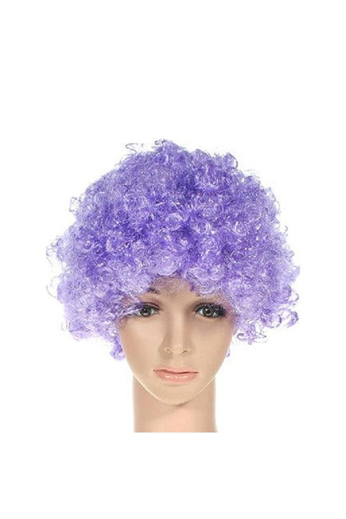 Ethab Ti̇caret Mor Renkli̇ Kıvırcık Peruk