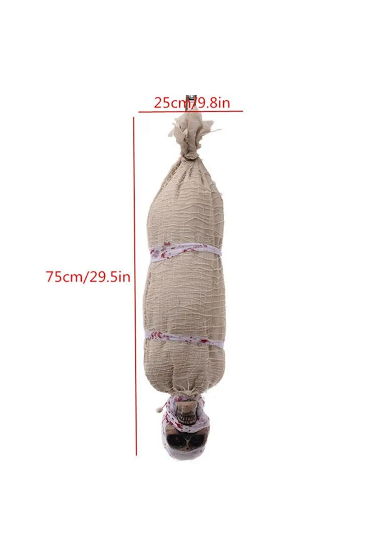 Ethab Ti̇caret Halloween Sens&ouml;rl&uuml; Işıklı Hareketli̇ Mumya