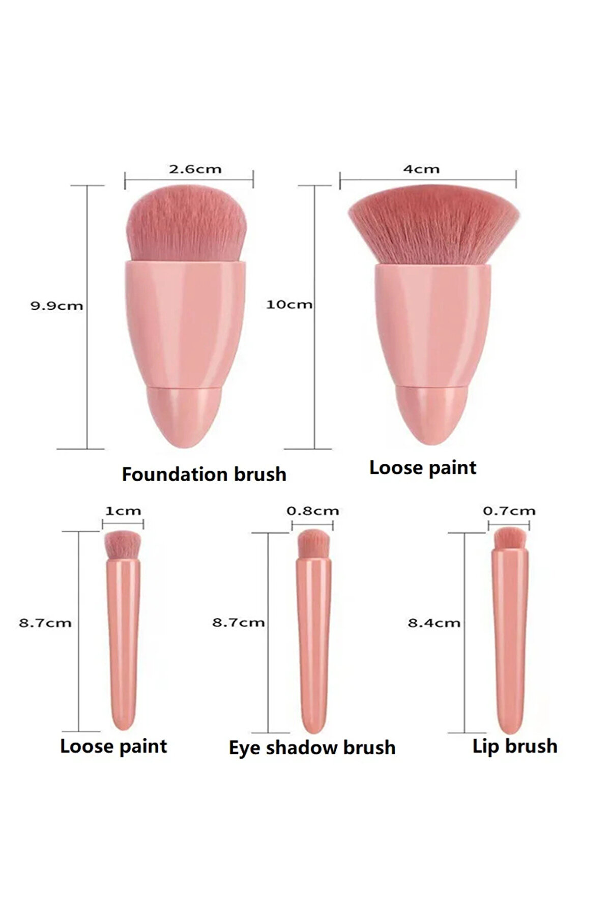 Ethab Ti̇caret Aynalı Makyaj Fır&ccedil;ası Seti̇