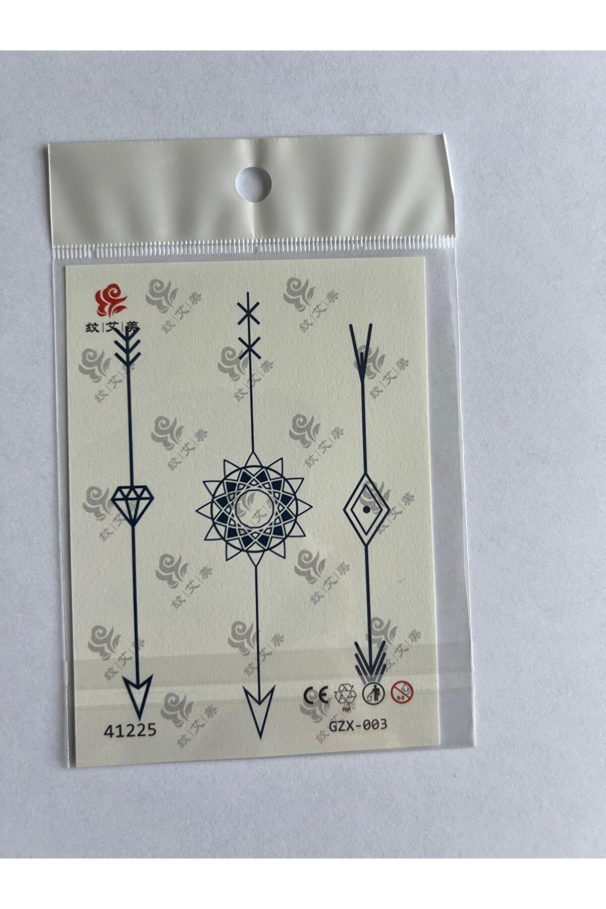 Ai̇rbrush Tattoo Mandala &Ccedil;i̇&ccedil;ek 3 Hafta Kalıcı 4 Adet Mi̇ni̇mal Yarı Kalıcı D&ouml;vme Seti̇