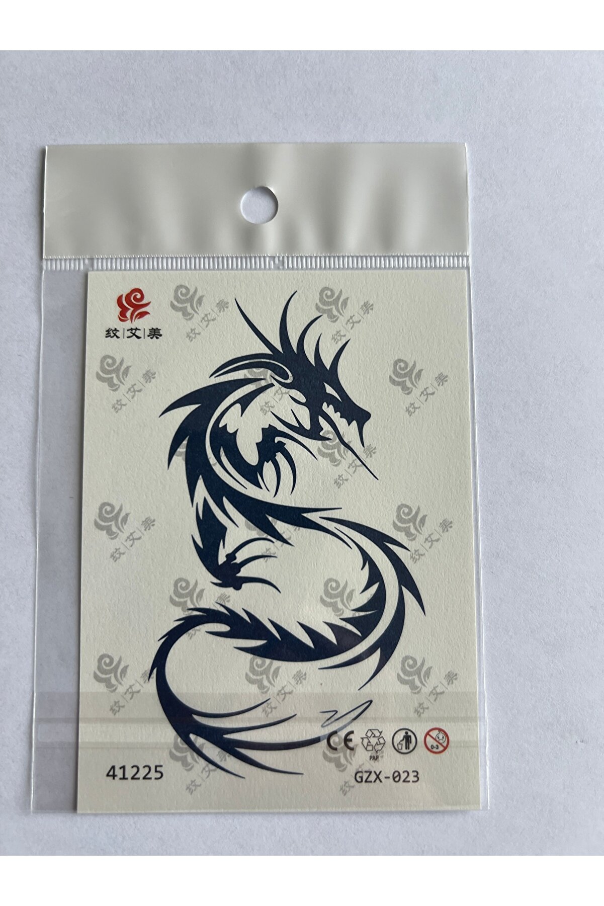 Ai̇rbrush Tattoo Dragon &Ccedil;i̇nce 3 Hafta Kalıcı 4 Adet Mi̇ni̇mal Yarı Kalıcı D&ouml;vme Seti̇