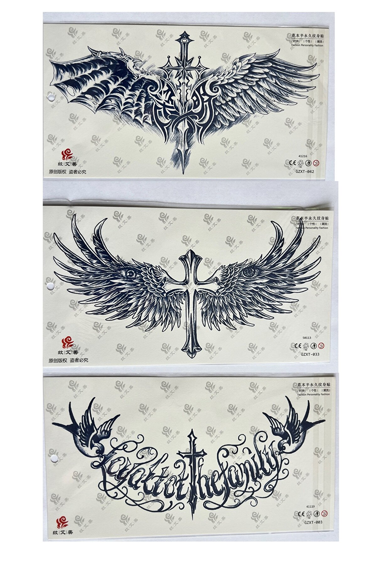 Ai̇rbrush Tattoo Ha&ccedil;lı Kanat 3 Hafta Kalıcı 3 Adet Sırt G&ouml;ğ&uuml;s İ&ccedil;i̇n B&uuml;y&uuml;k Boy Yarı Kalıcı D&ouml;vme