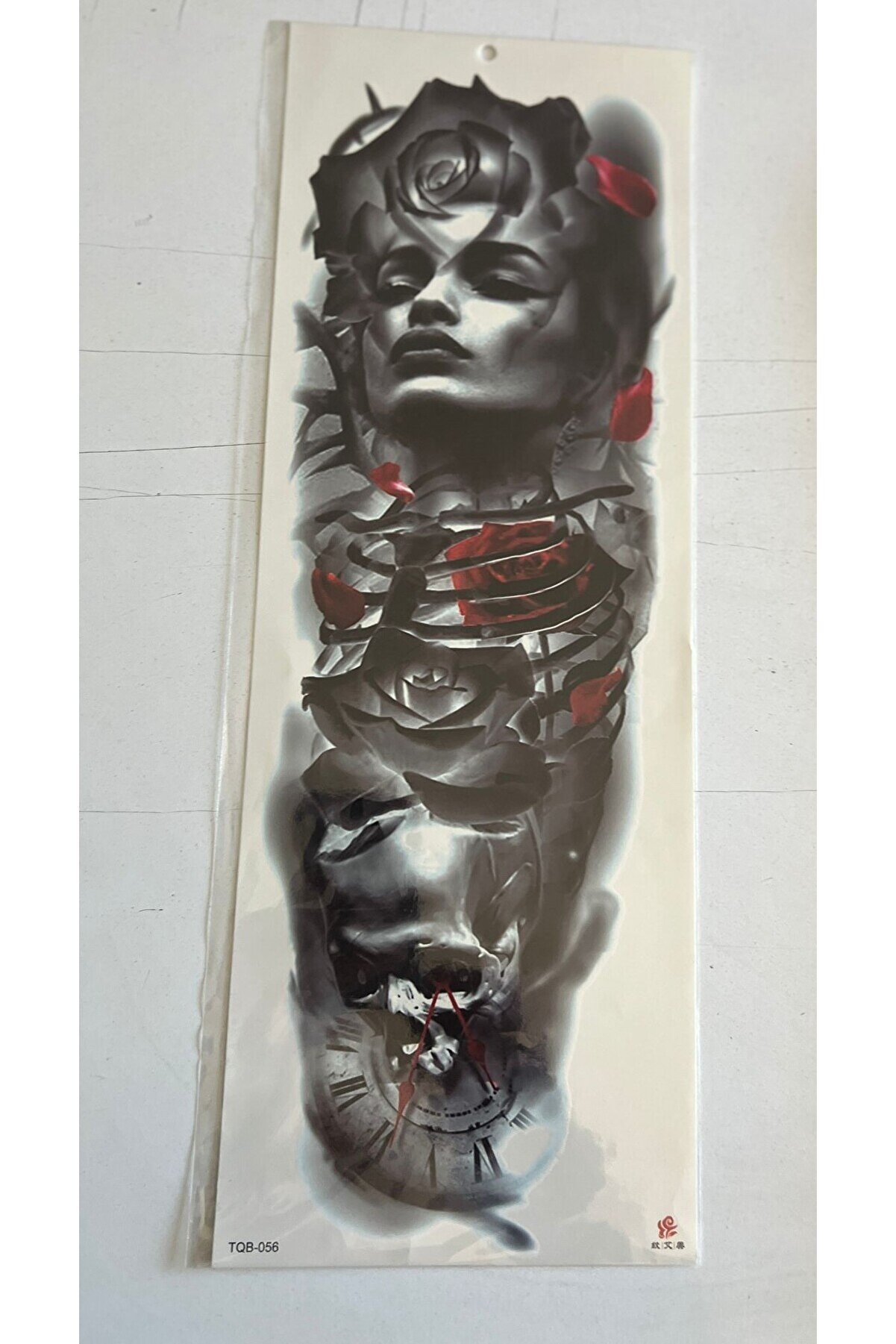 Ai̇rbrush Tattoo Dua 1 Hafta Kalıcı 4 Adet Bi̇rden Tam Kol Bacak Kaplama 46 Cm Ge&ccedil;i̇ci̇ D&ouml;vme Seti̇