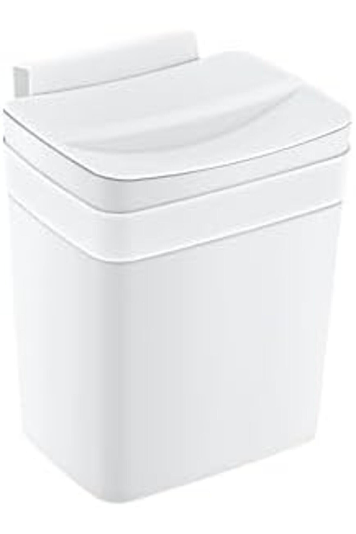 Ezg Soft Askılı Çöp Kutusu Beyaz 4 Lt - Beyaz, Çok Amaçlı Askılı Çöp Kutusu, Dolap Kapağ