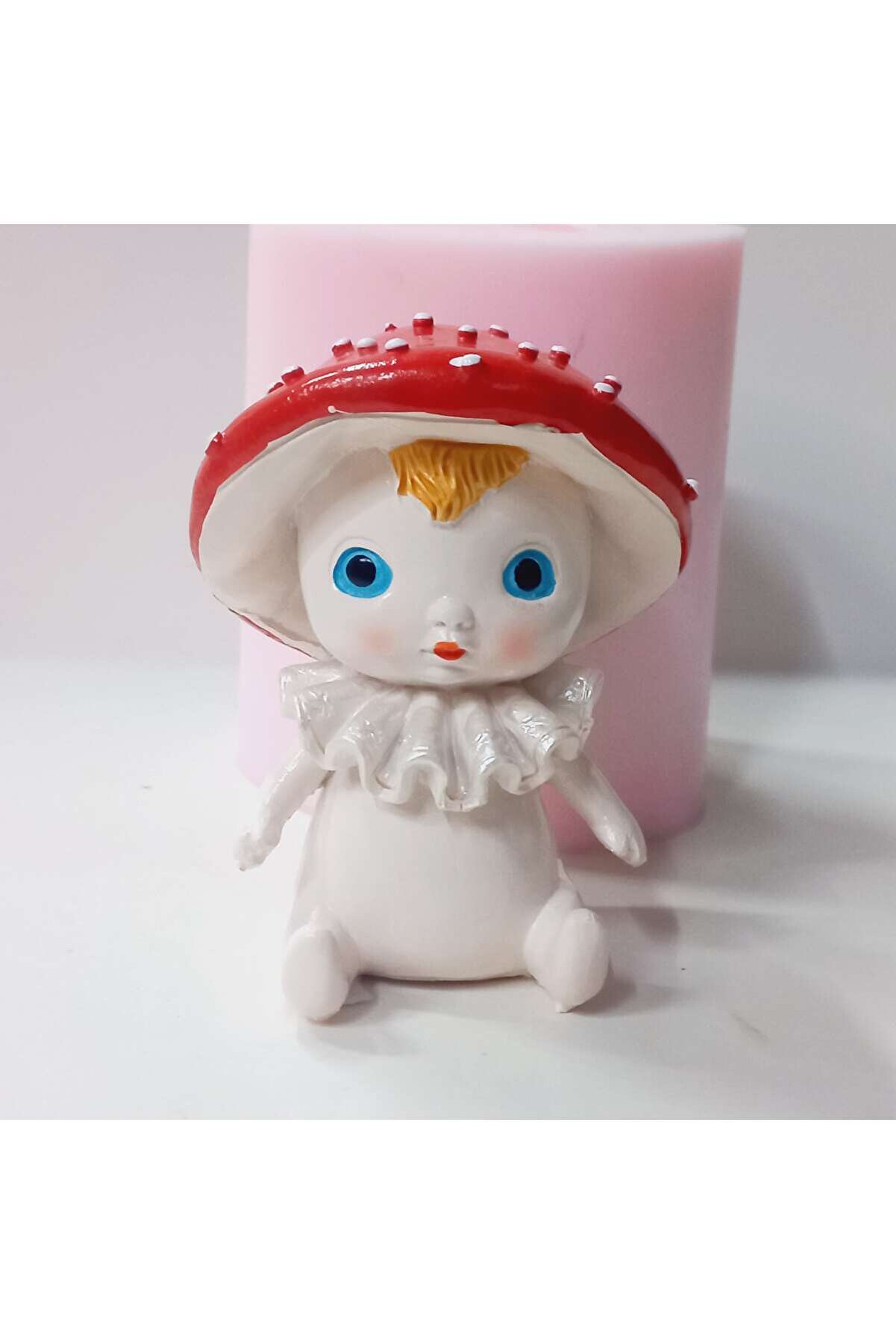 Kalıpcınızburada Mantar Çocuk Bi̇blo Si̇li̇kon Kalıp - K7961