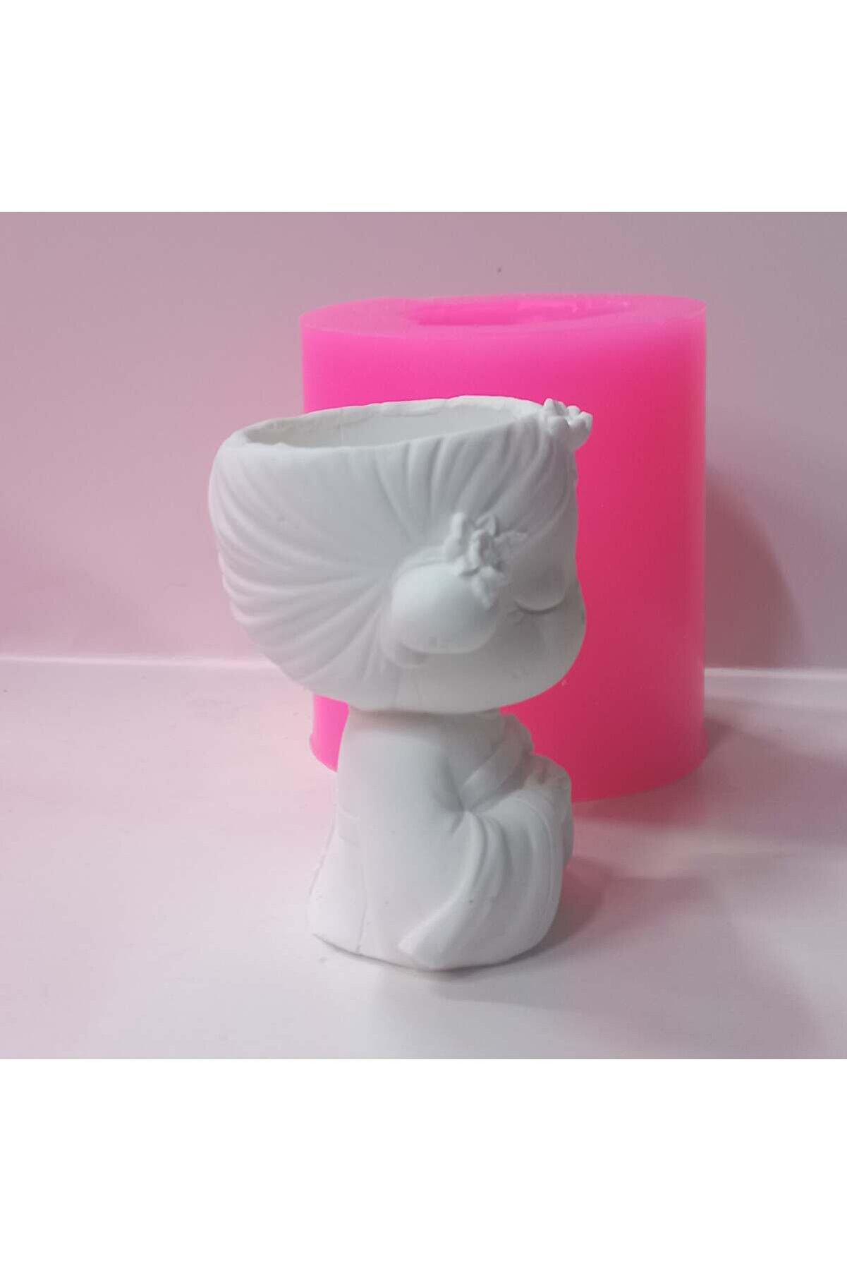 Kalıpcınızburada Japon Kız Saksı Si̇li̇kon Kalıp - K7967