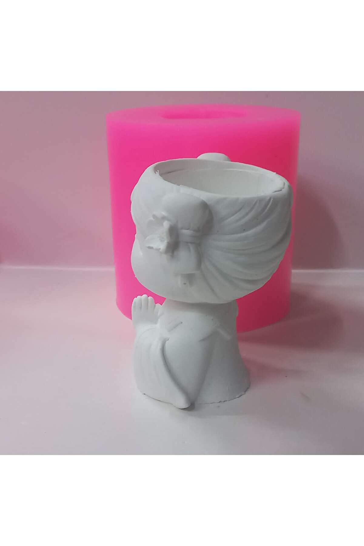 Kalıpcınızburada Japon Kız Saksı Si̇li̇kon Kalıp -K7969