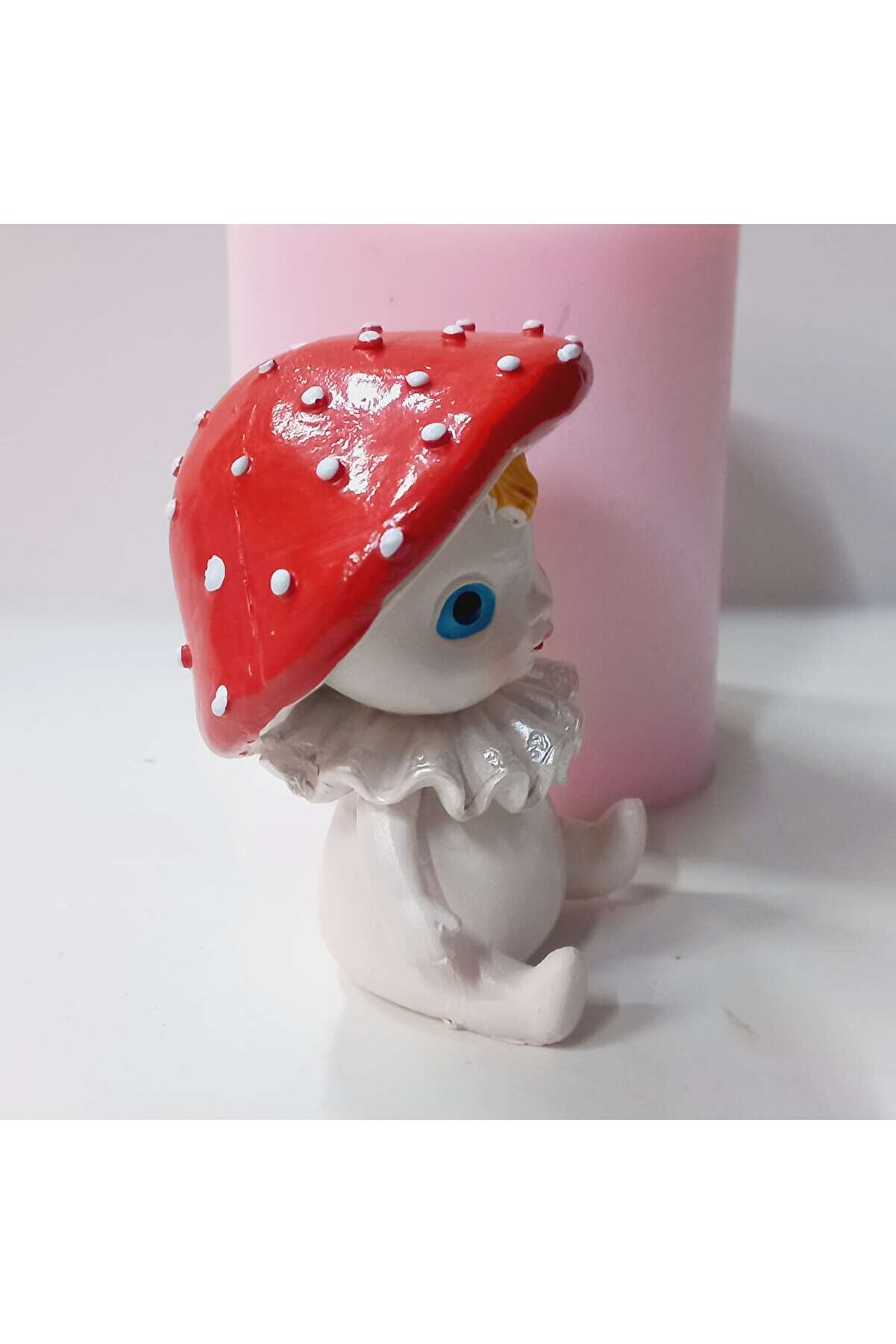 Kalıpcınızburada Mantar Çocuk Bi̇blo Si̇li̇kon Kalıp - K7961