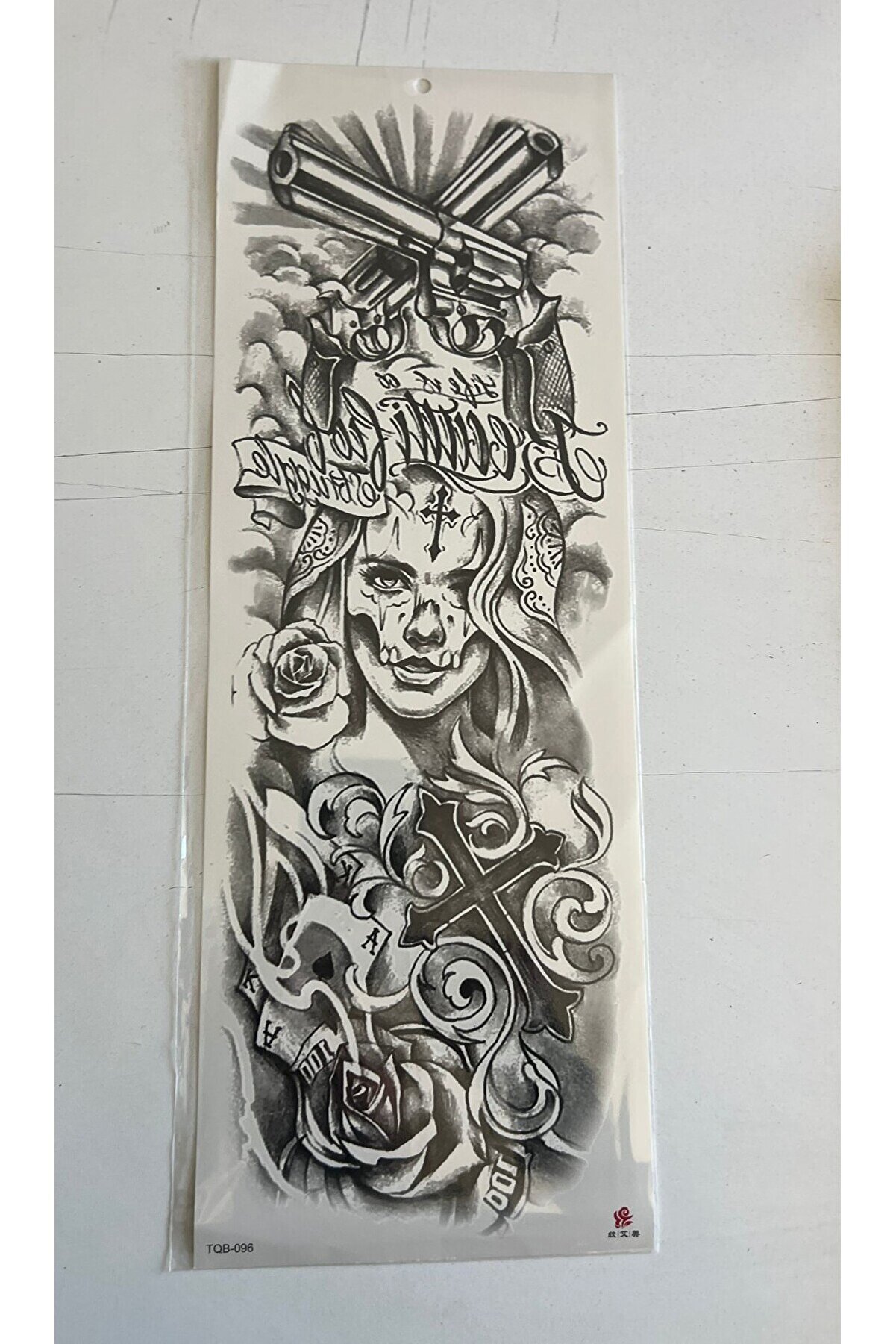 Ai̇rbrush Tattoo &Ccedil;i̇zgi̇sel 1 Hafta Kalıcı 4 Adet Bi̇rden Tam Kol Bacak Kaplama 46 Cm Ge&ccedil;i̇ci̇ D&ouml;vme Seti̇