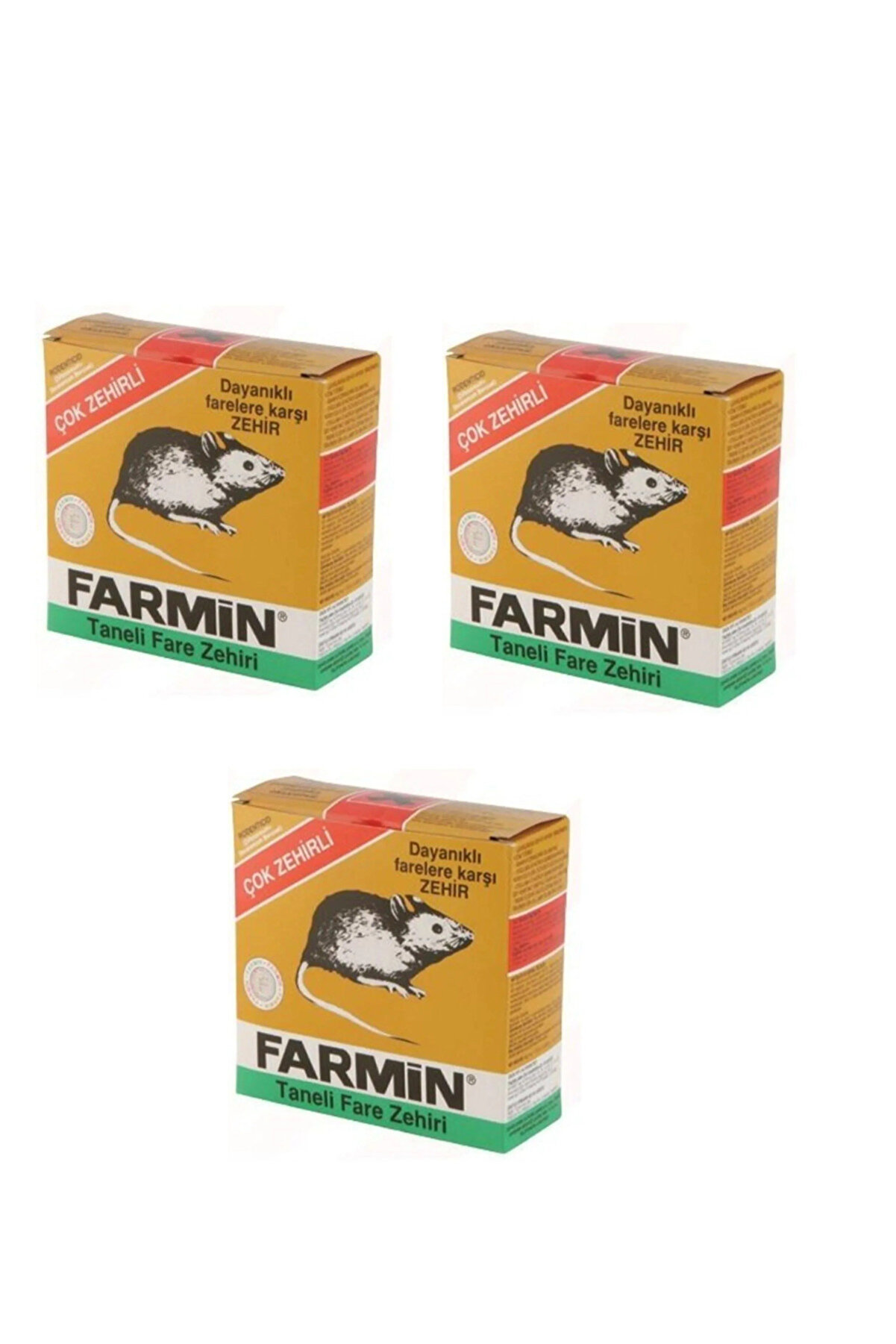 Farmi̇n Buğday Fare Zehi̇ri̇ 250 Gr X3 Adet