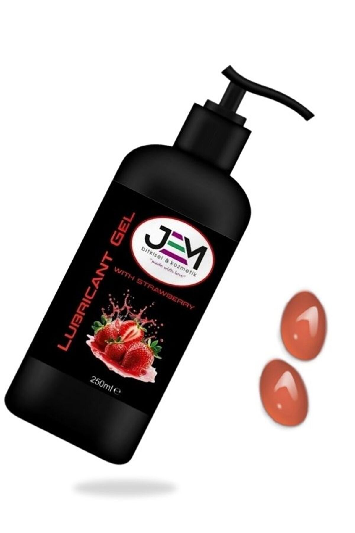 Lubrıcant Gel Çi̇lek 250 Ml Kayganlaştırıcı Jel