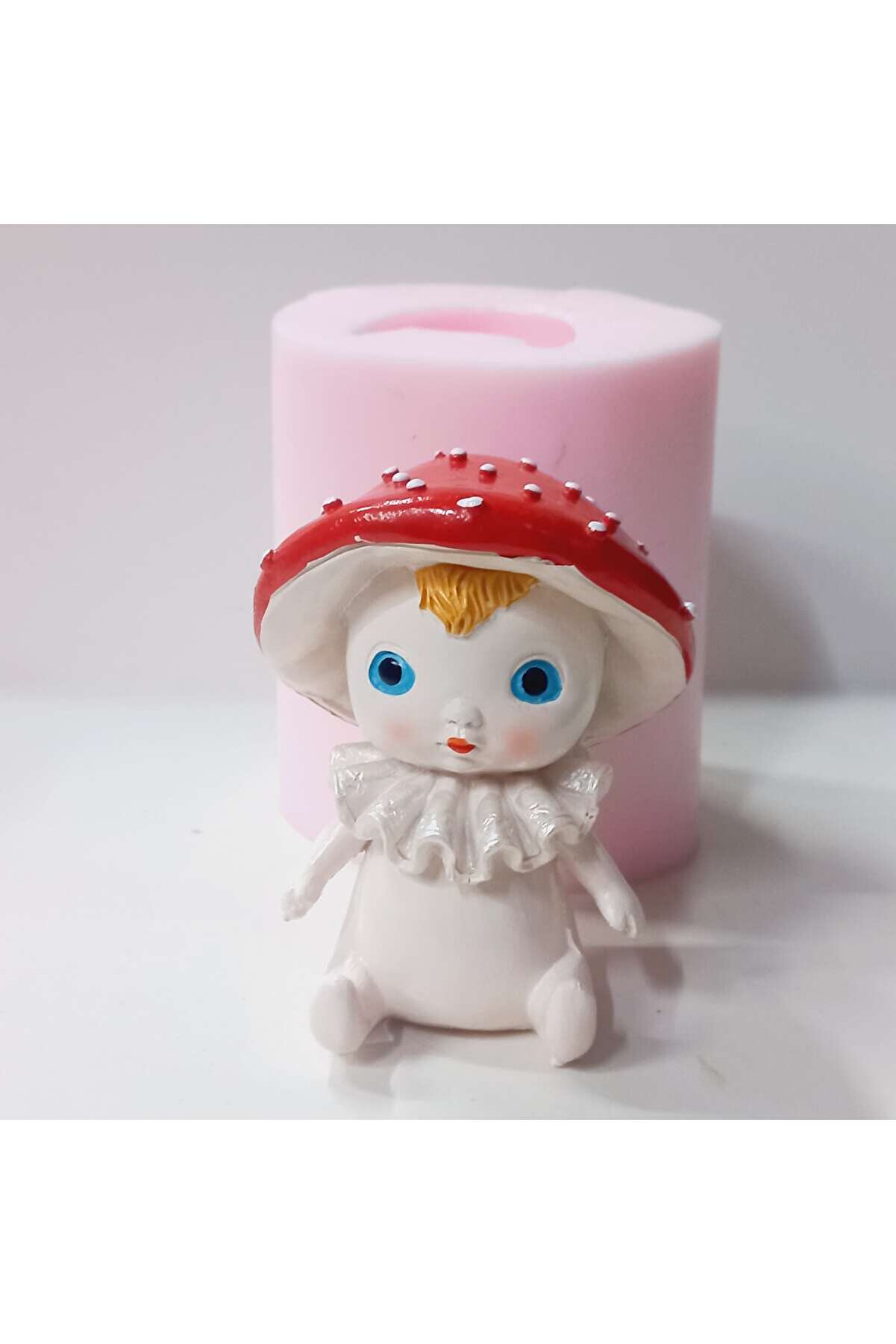 Kalıpcınızburada Mantar Çocuk Bi̇blo Si̇li̇kon Kalıp - K7961