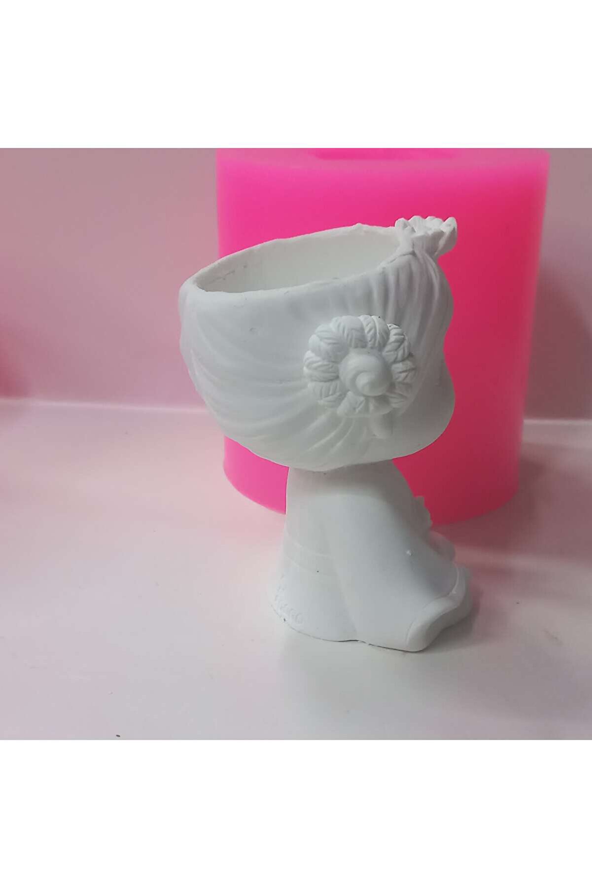 Kalıpcınızburada Japon Kız Saksı Si̇li̇kon Kalıp -K7970