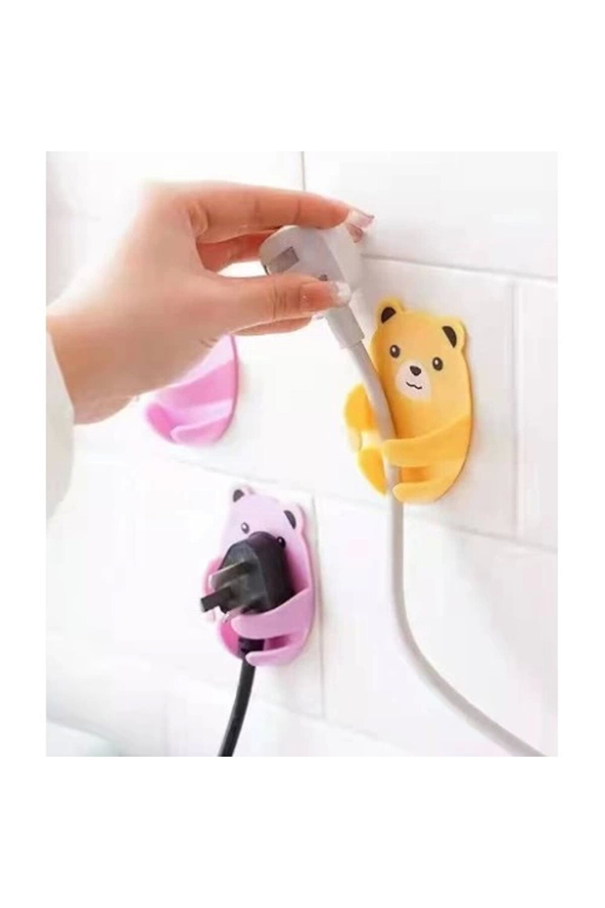 Ethab Ti̇caret Ayıcık Desenli̇ Sevi̇mli̇ Fi̇ş Tutucu