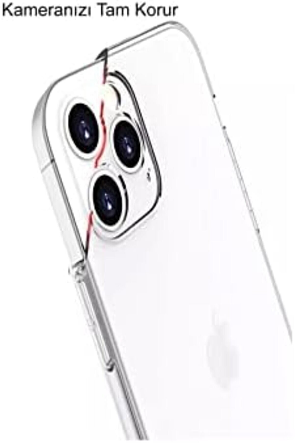 Glpzr İleti̇şi̇m Oppo Reno 6 İle Uyumlu Kapak Kamera Korumalı Süper Si̇li̇kon Şeffaf Kılıf Trendy