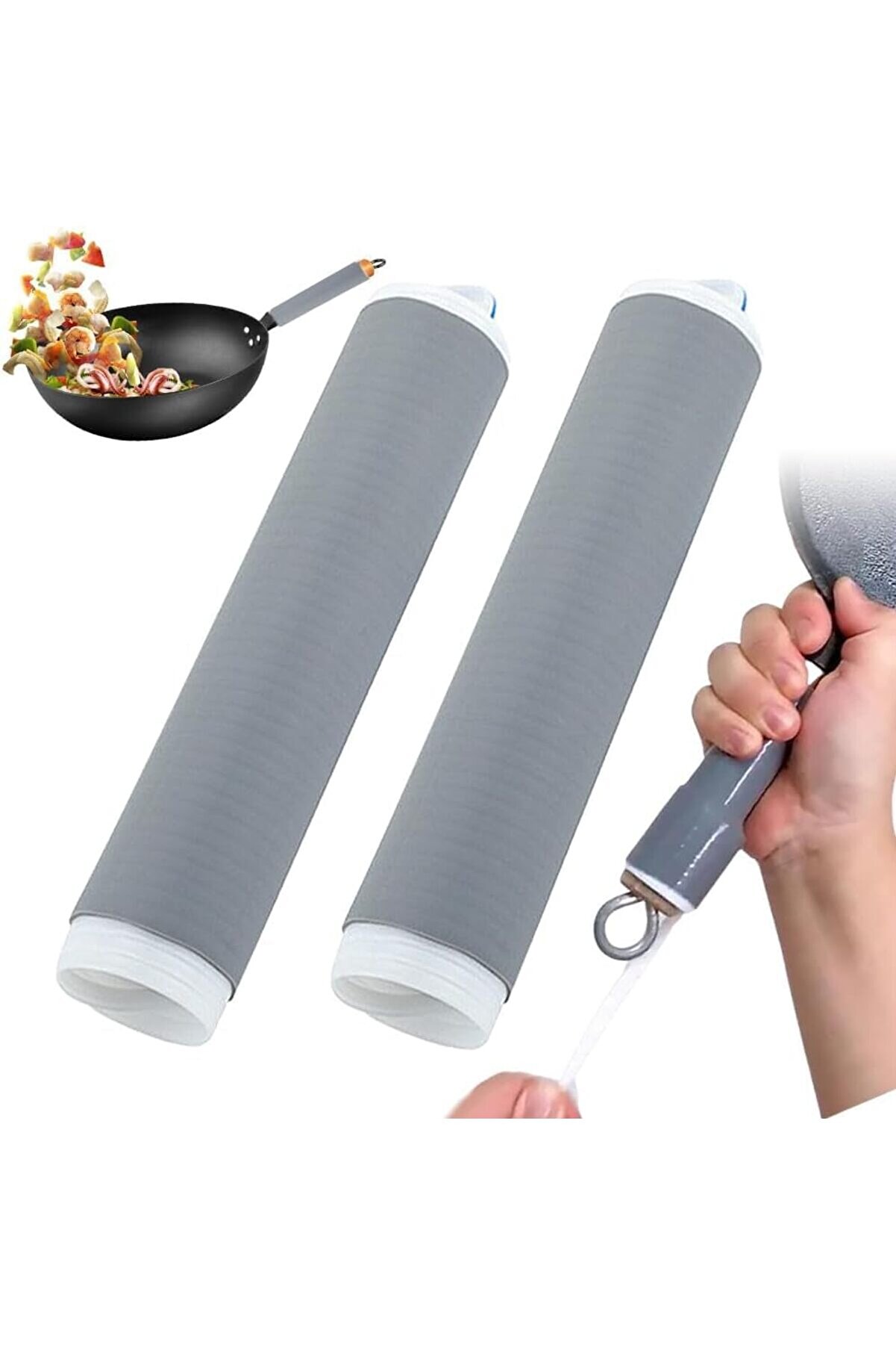 STOREMAX snShop Home Silikon Sıcak Sap Tutucu, Tencere ve Tava Kolları İçin Isı Yalıtımlı Kılıf, De
