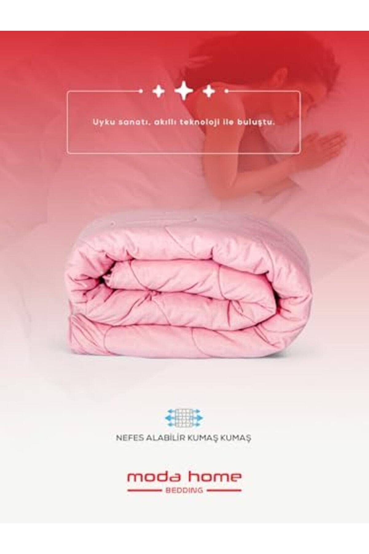 Home Beddi̇ng Welsoft Pembe Yorgan Seti̇ Çi̇ft Ki̇şi̇li̇k (2Adet Si̇li̇kon Yastık Ve Kılıfları Hedi̇ye)