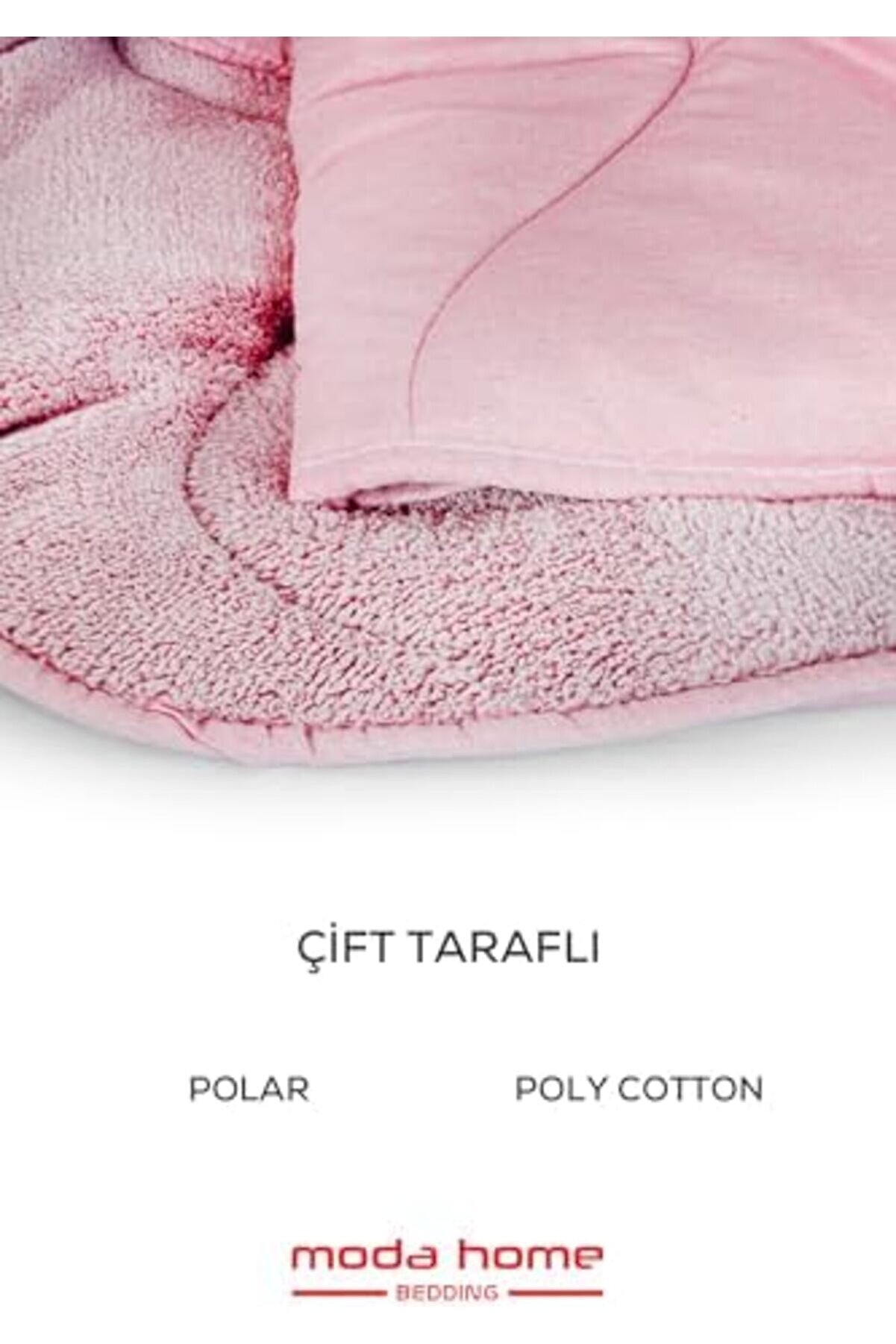 Home Beddi̇ng Welsoft Pembe Yorgan Seti̇ Çi̇ft Ki̇şi̇li̇k (2Adet Si̇li̇kon Yastık Ve Kılıfları Hedi̇ye)