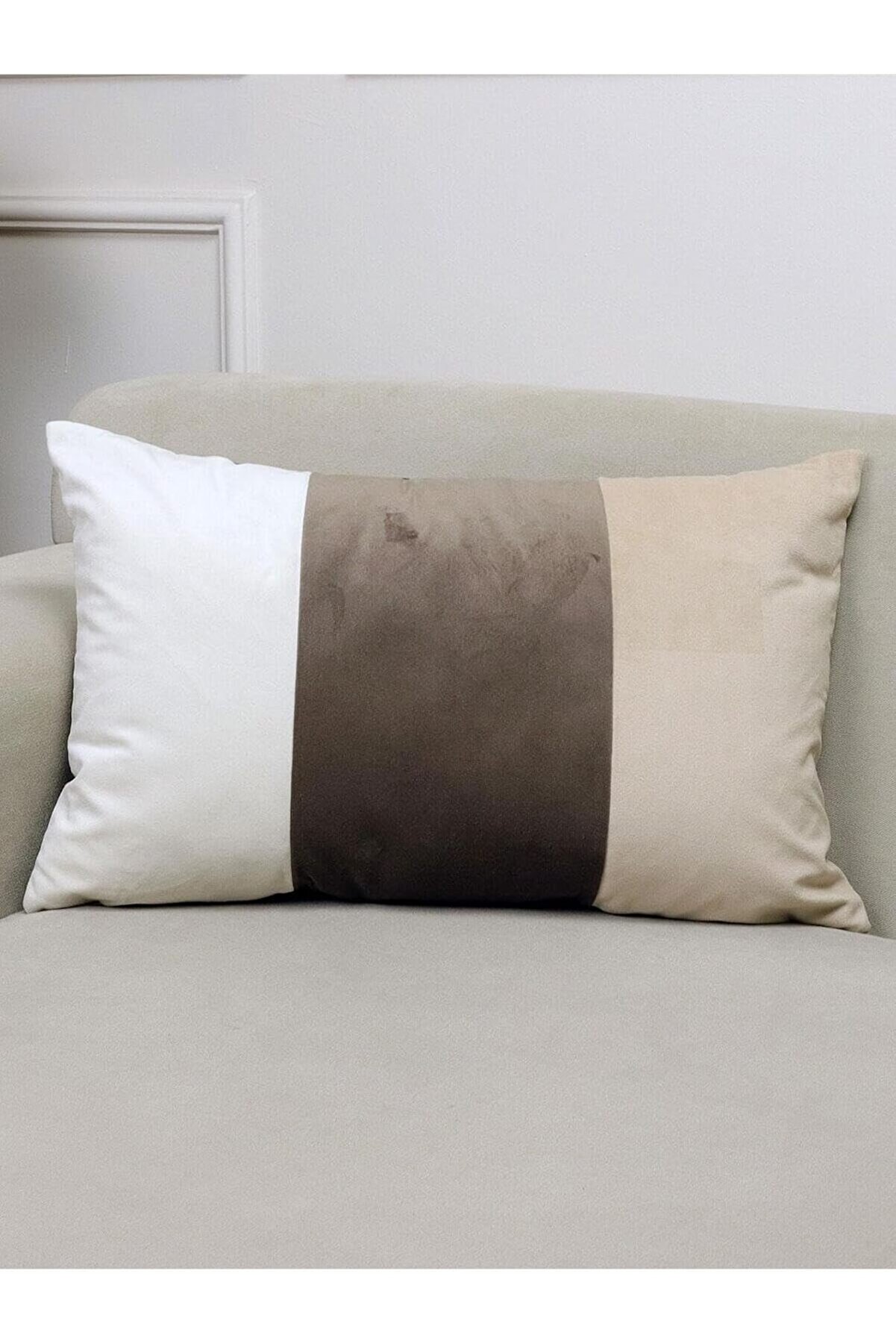 STOREMAX &Uuml;&ccedil; Renk Kadife 35x55 Dikd&ouml;rtgen Kırlent Kılıfı 35 x 55