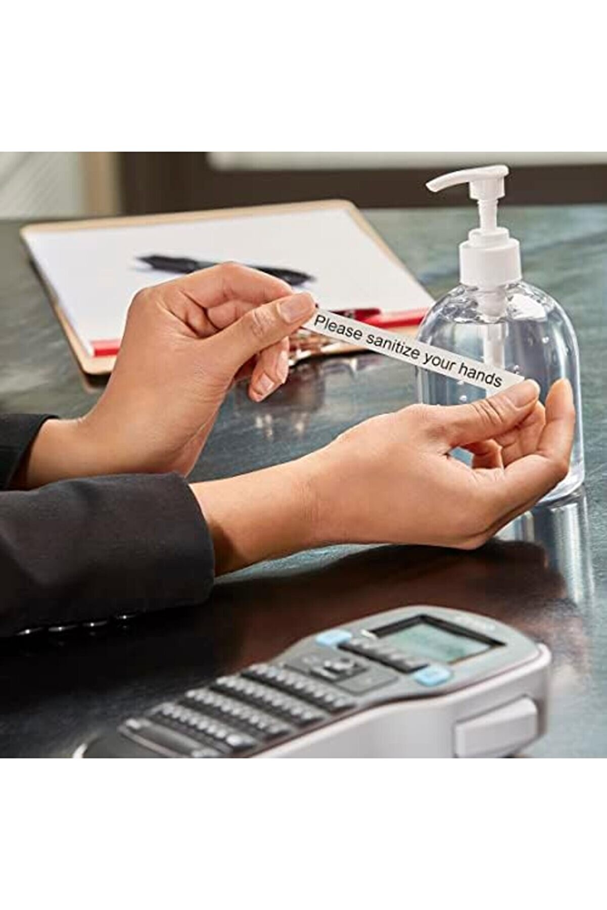 Snshop Dymo Lm 160 Elektroni̇k Eti̇ketleme Maki̇nesi̇ - 6/9/12 Mm D1 Şeri̇tlerle Uyumlu Kullanım 46743