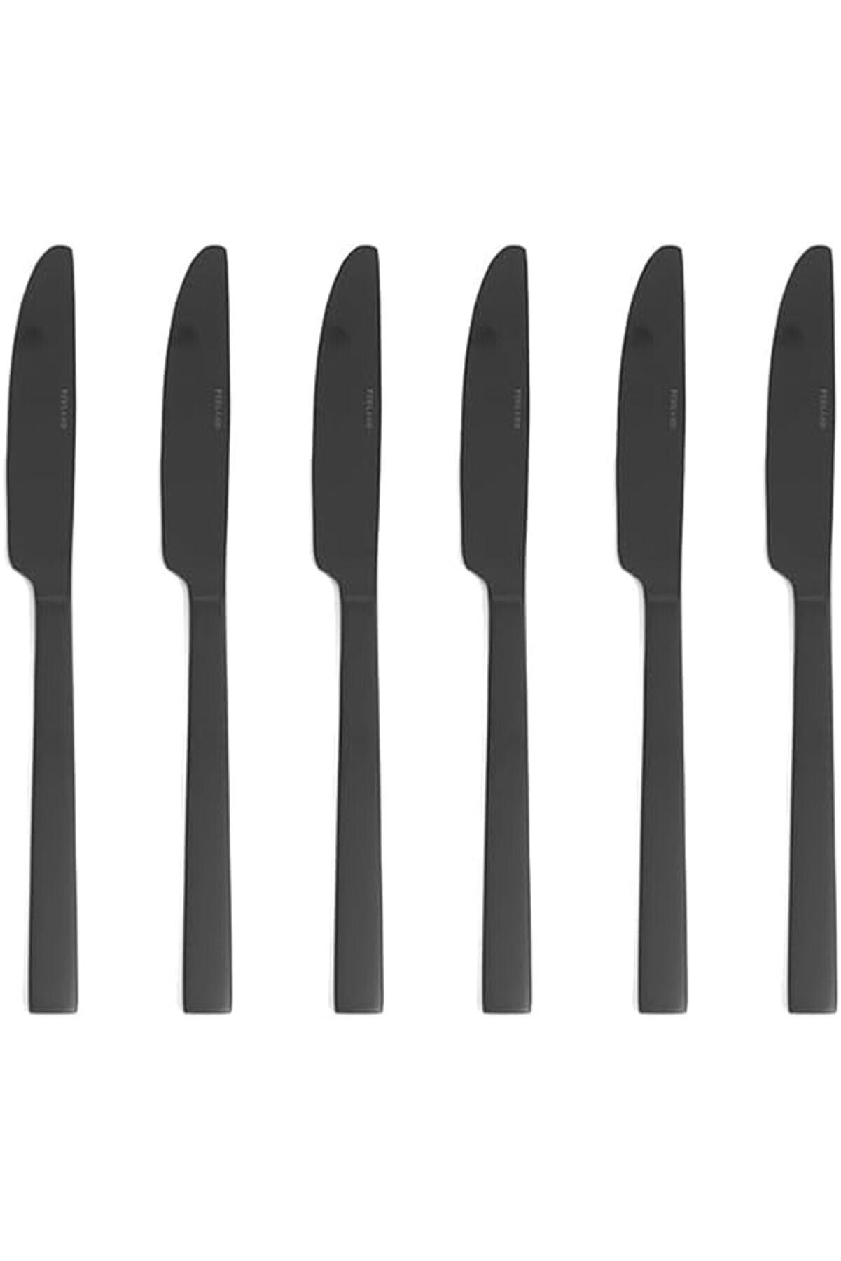 STOREMAX goldtrack Quantum Mat Siyah Tatlı Bıçağı 19 cm 6 adet goldbeam 995340