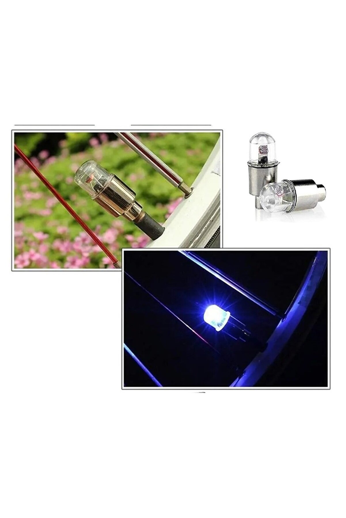 Ethab Ti̇caret Işıklı Bi̇si̇klet Araba Si̇bop Kapağı 2 Adet