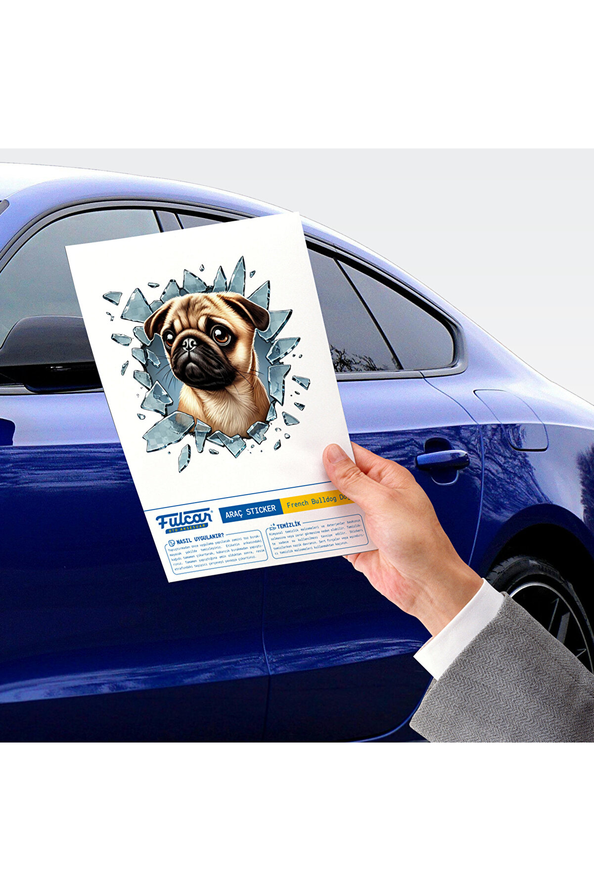 Ethab Ti̇caret Fulcar French Bulldog Ara&ccedil; Sti̇ckerı