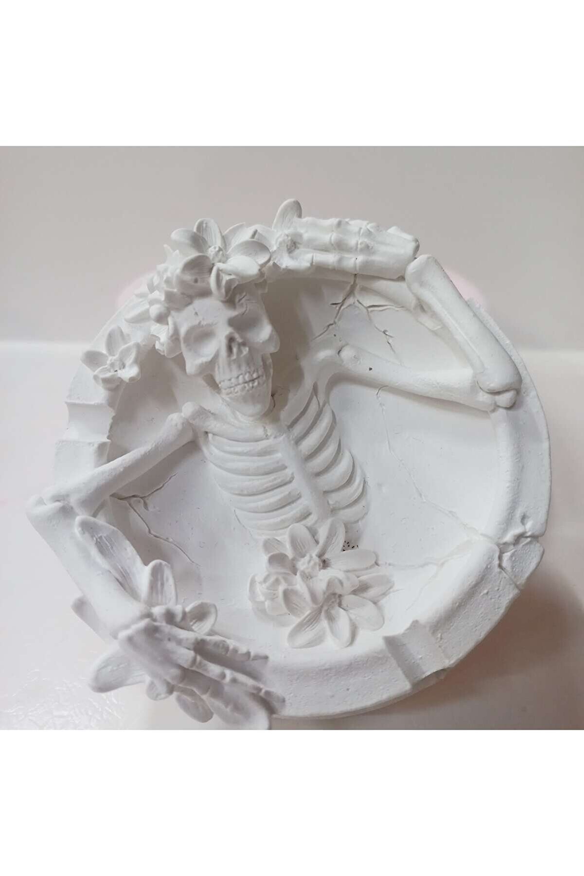 Kalıpcınızburada İskelet Küllük Si̇li̇kon Kalıp - K7901