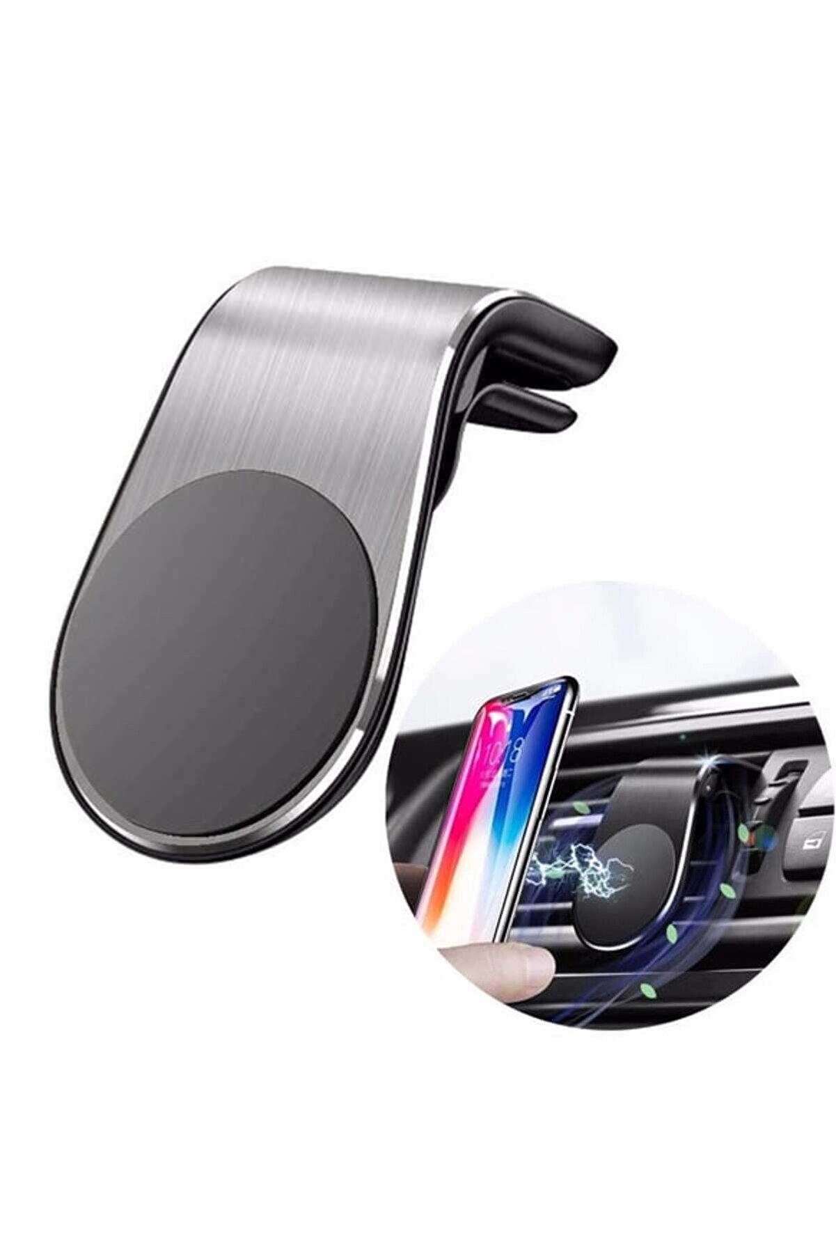 Ethab Ti̇caret Araba Kli̇masına Takılan Mandallı Mıknatıslı Telefon Tutucu