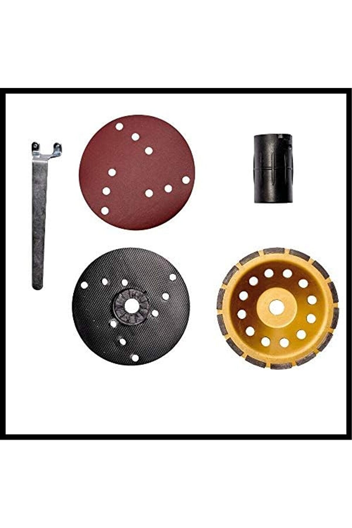 Cmllashop Te-Dw 180 Duvar Ve Beton Öğütücü (1300 W, 0-3000 Dak-1 Salınım Hızı, 180 Mm Zımp