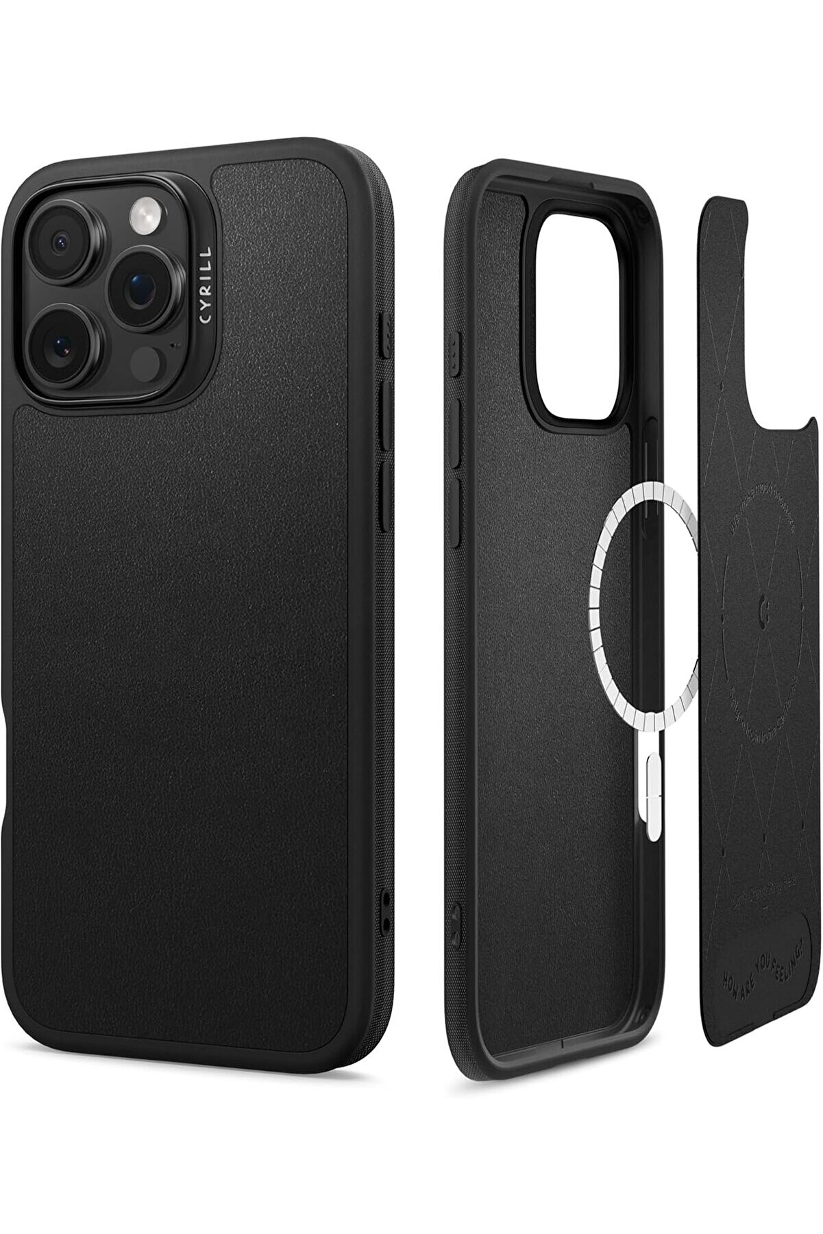 STOREMAX lvnshop Ciel by 16 Pro Max Kılıf Kajuk Mag Hava Kanalı Teknolojisi™ Askeri Sınıf Koruma Vegan Deri K