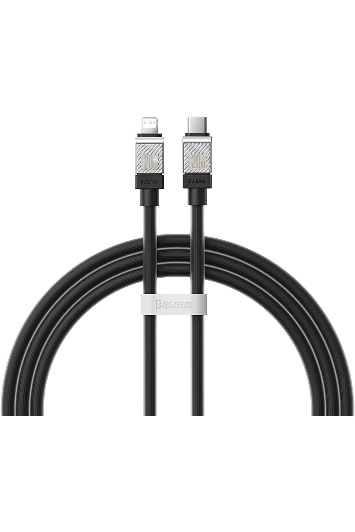 STOREMAX polyspark Serisi Hızlı Şarj Kablosu Type-C to iP 20W, 2m, Siyah