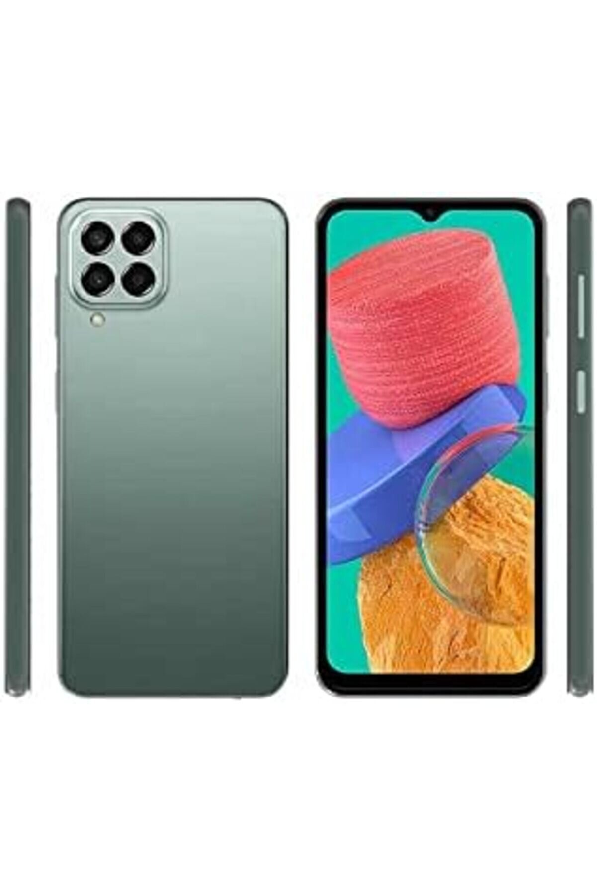 Glpzr İleti̇şi̇m Oppo Reno 6 İle Uyumlu Kapak Kamera Korumalı Süper Si̇li̇kon Şeffaf Kılıf Trendy