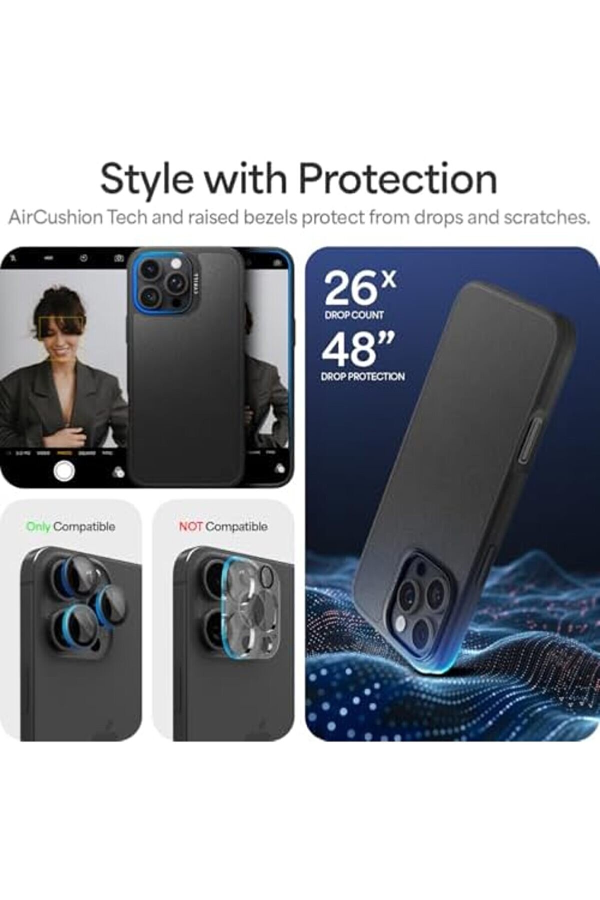 Lvnshop Ci̇el By 16 Pro Max Kılıf Kajuk Mag Hava Kanalı Teknoloji̇si̇™ Askeri̇ Sınıf Koruma Vegan Deri̇ K