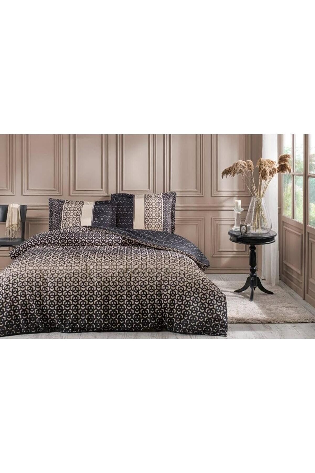 STOREMAX Noche Siyah Çift Kişilik Nevresim Takımı maxshtr 1053513