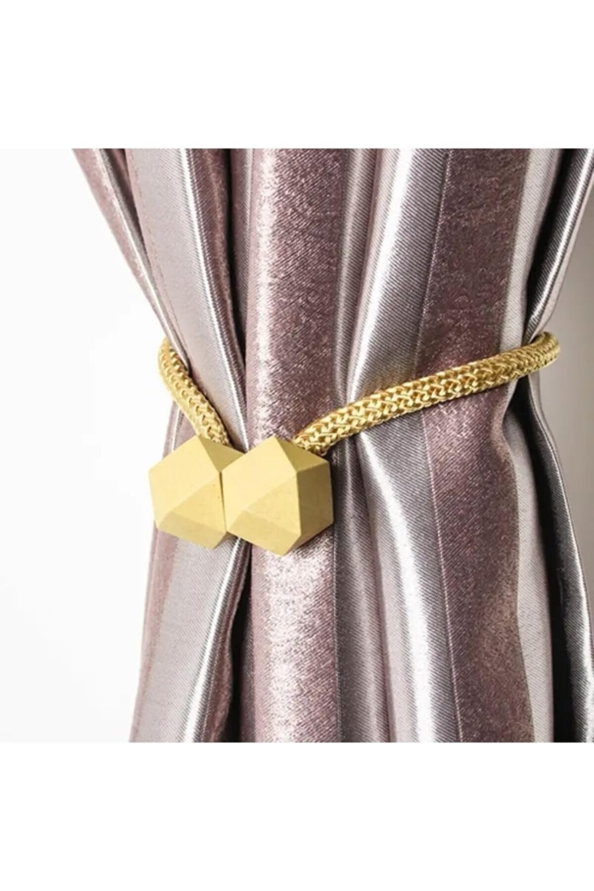 STOREMAX goldwhirl 2 Adet Manyetik Klipleri İ&ccedil; Dekorasyon Kare Model Toplayıcı Toka Tutucu Aksesuarı trendfla