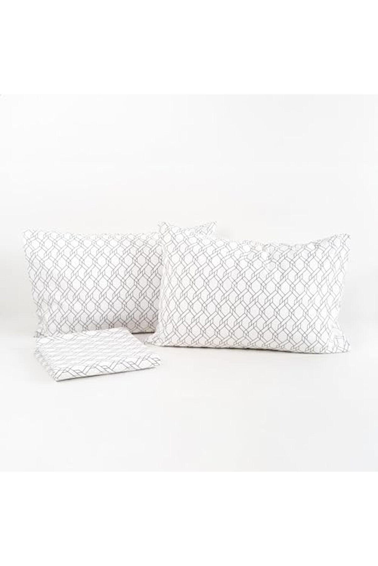 Sellbuystore | Mi̇x & Match | Li̇moges |%100 Pamuklu Çi̇ft Ki̇şi̇li̇k Çarşaf Seti̇ Beyaz 1053513