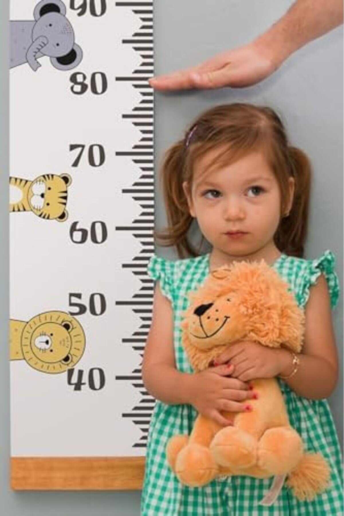 Aclyashop Doğum Günü Hedi̇yesi̇ Boy Ölçme Cetveli̇ - Asılabi̇li̇r Boy Ölçer - Duvar Bebek Boy Ölçer Newde