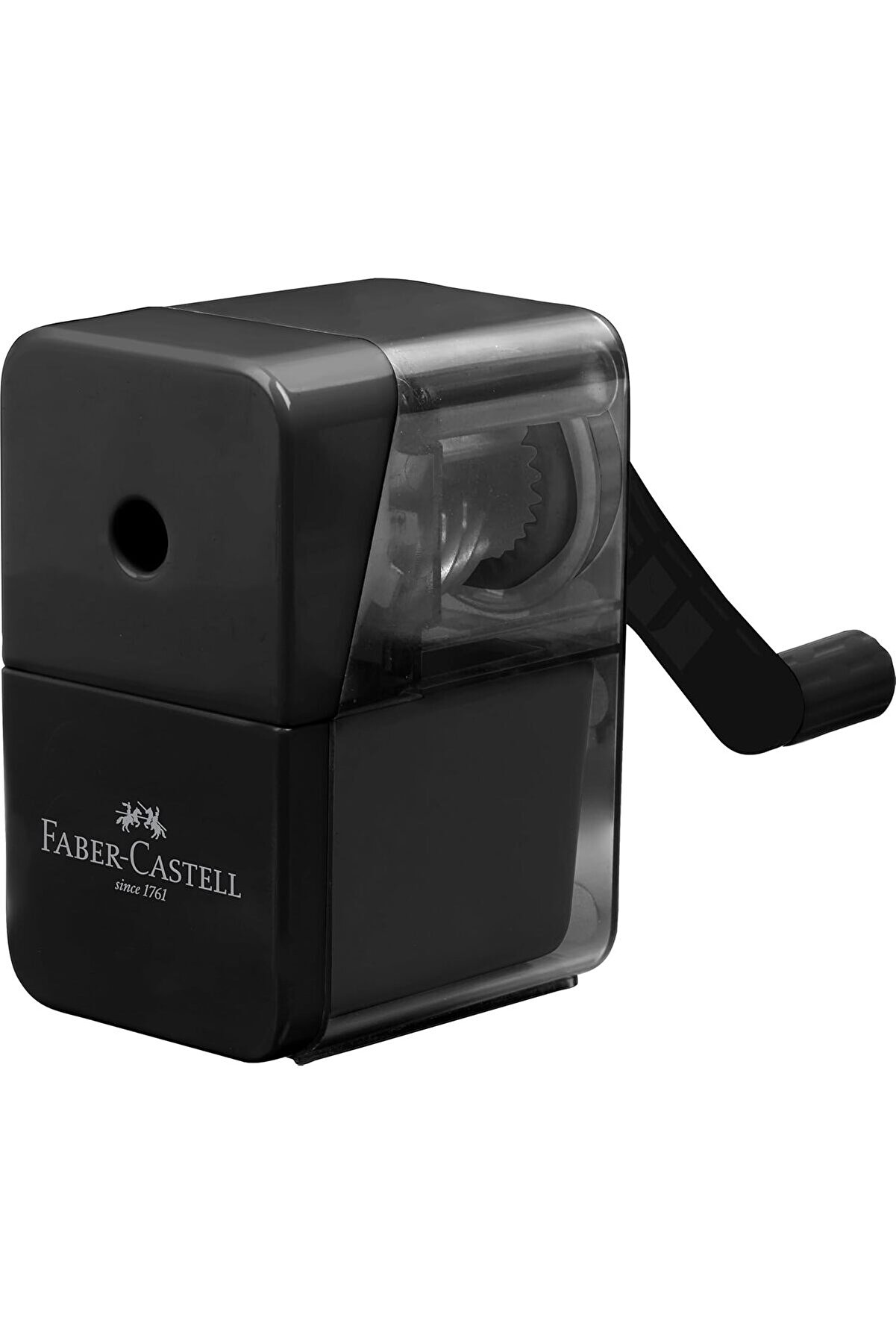 STOREMAX ynsShoping Masaüstü Kollu Kalemtıraş, Siyah, 8.4 mm Çaplı, Çocuk Korumalı, Kurşun ve İçin Uygun, Top