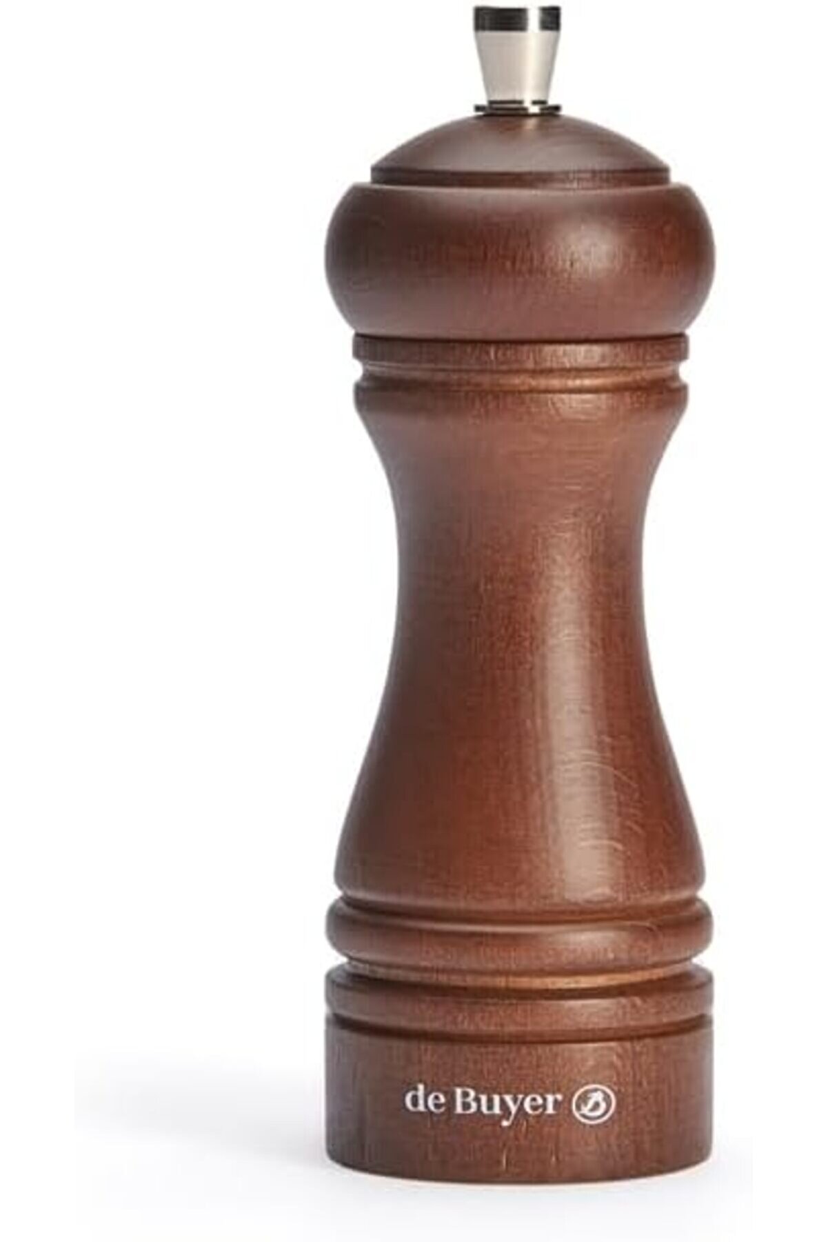 STOREMAX BRFShop 345 tuz değirmeni b&uuml;y&uuml;k tuz Beyaz kayın işlemeli/paslanmaz &ccedil;elik değirmeni koyu mavi