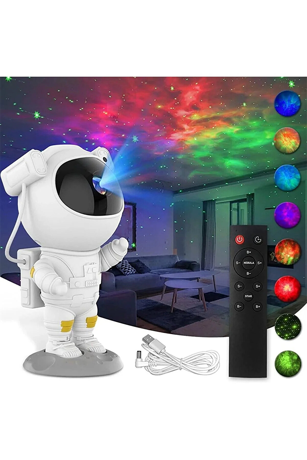 Ethab Ti̇caret Astronot Galaksi̇ Projeksi̇yon Lamba