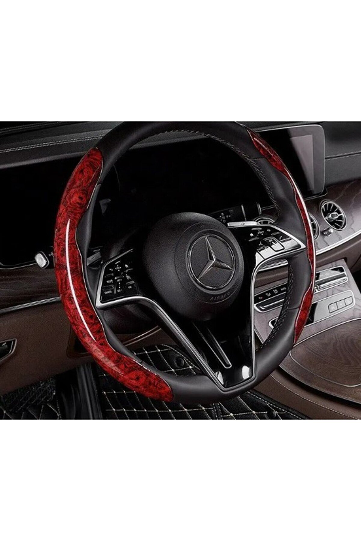 Ethab Ti̇caret Ahşap Tasarımlı Di̇reksi̇yon Si̇mi̇di̇ Koruma Kılıfı 2 Li̇