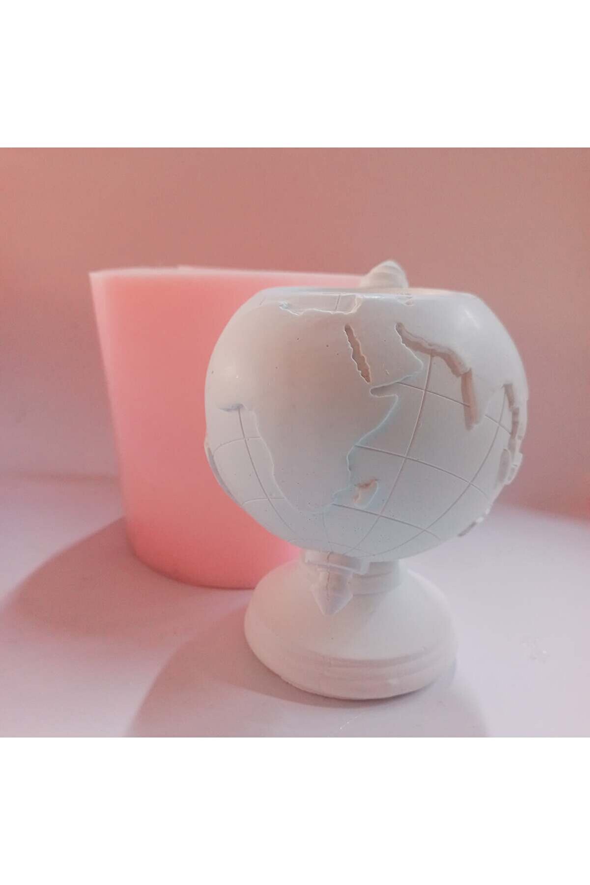 Kalıpcınızburada Dünya Saksı Si̇li̇kon Kalıp - K8039