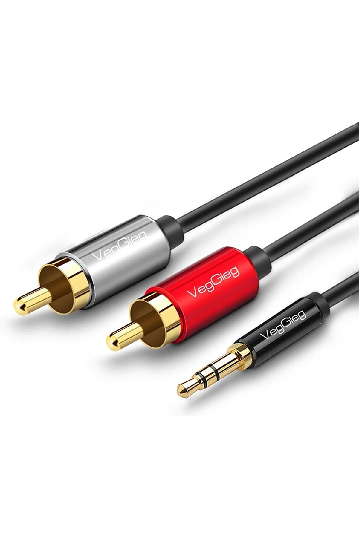 STOREMAX jptrShop 3.5mm AUX to 2 RCA Ses Kablosu 2 Metre 1111498