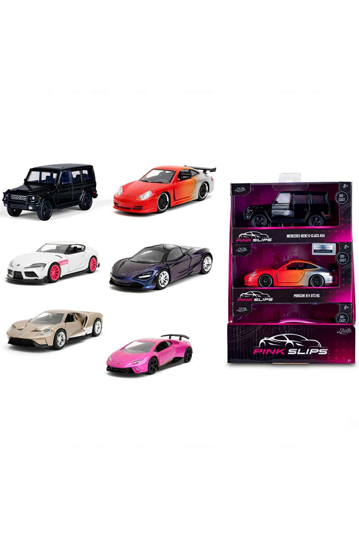 Toptan Bulurum Jada 132 Pink Slips Model Oto Display 253292000