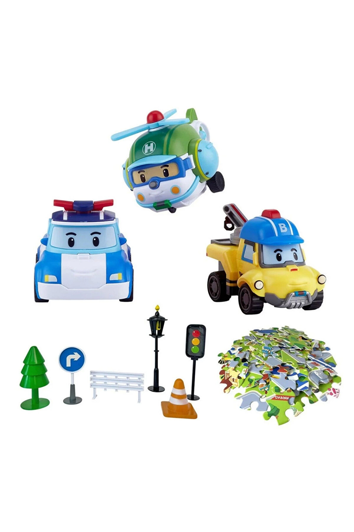 Toptan Bulurum Robocar Poli Gogo City Series Oyun Seti