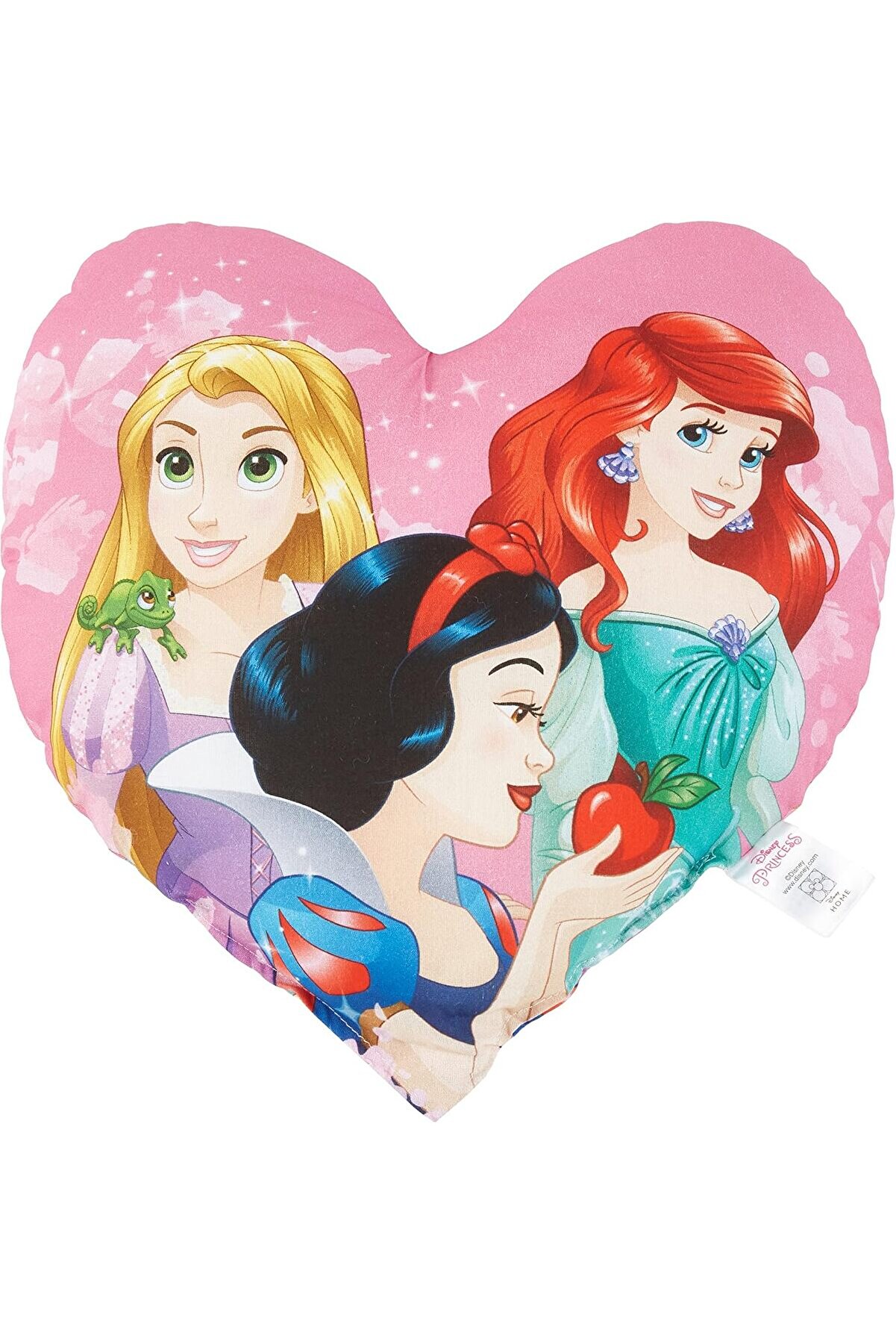 STOREMAX trendymr Princess Heart Lisanslı Karakter Baskılı%100 Pamuk Kırlent, Pembe, Kalp 40x40 cm Life 1