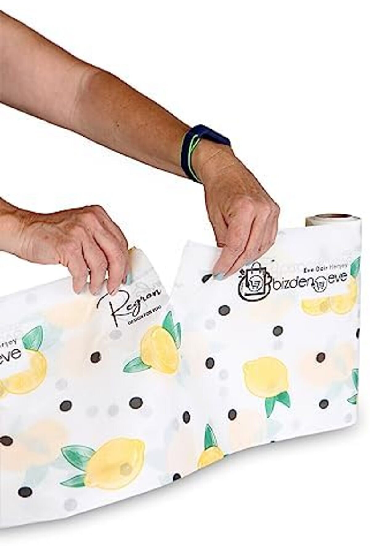 Kullan At Masa Akti̇vi̇te Ve Pi̇kni̇k Örtüsü 100X120 Cm 3 Rulo Li̇mon