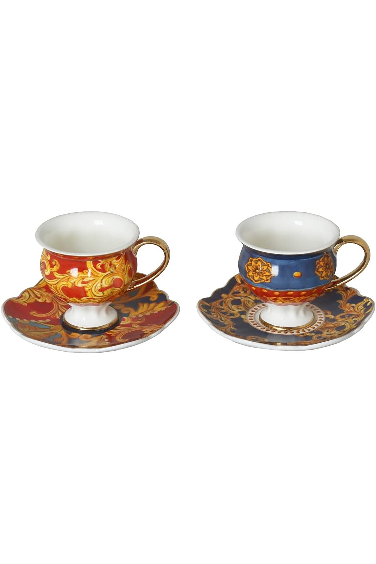 STOREMAX Art Clarissa Dörtlü Ayaklı Kahve Fincanı Seti